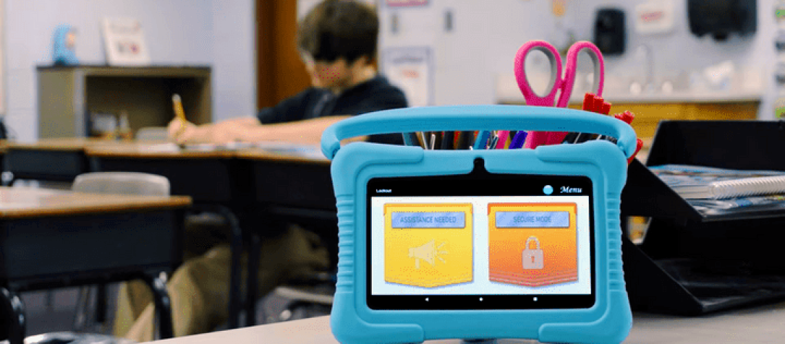 Teacher Tablet in Classroom